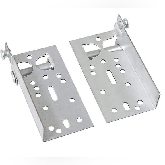2 Pack Garage Door Bottom Lifting Brackets 7/16-Inch Stem New with scratches - Picture 1 of 8